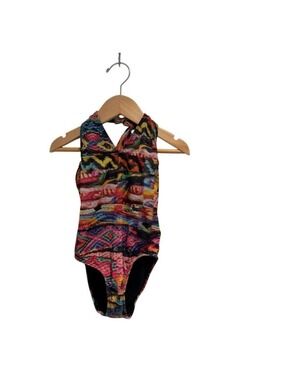 ZARA TEREZ Multicolor Patterned Swimwear One-Piece - size 6